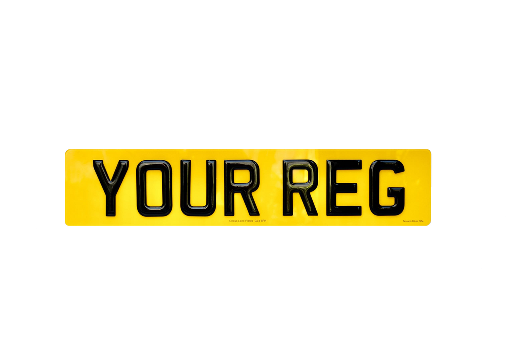 4D Gel UK Acrylic Number Plate – 520mm x 111mm