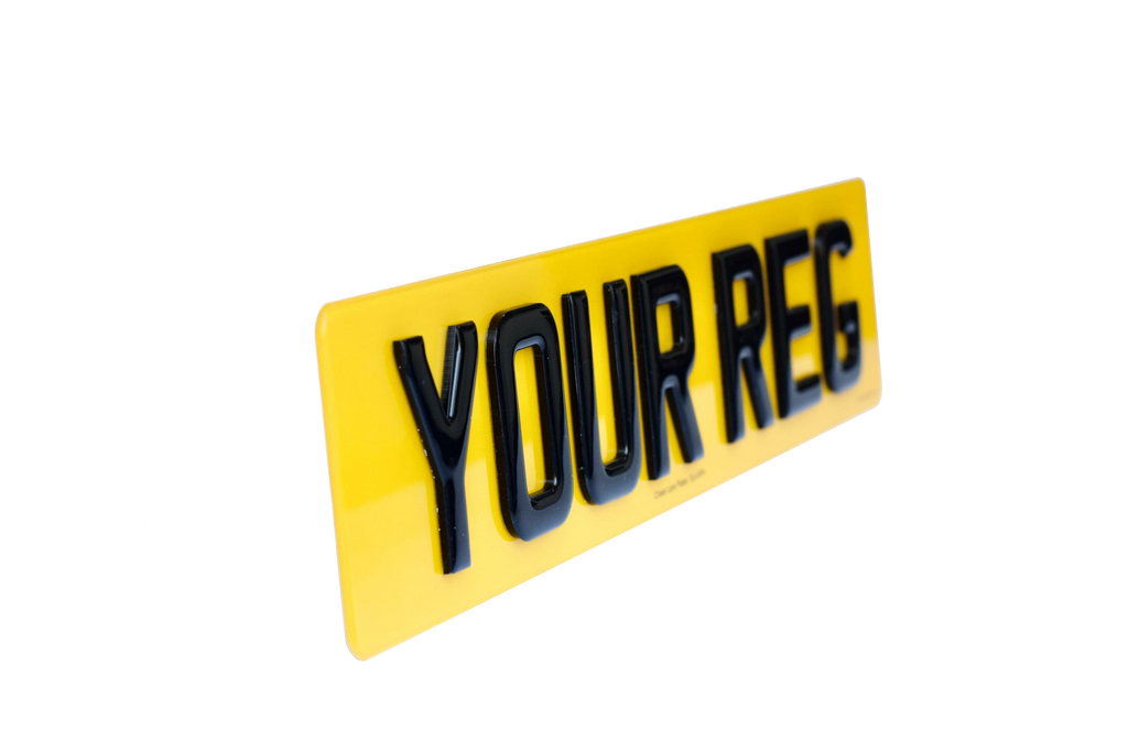 4D Gel UK Acrylic Number Plate – 520mm x 111mm