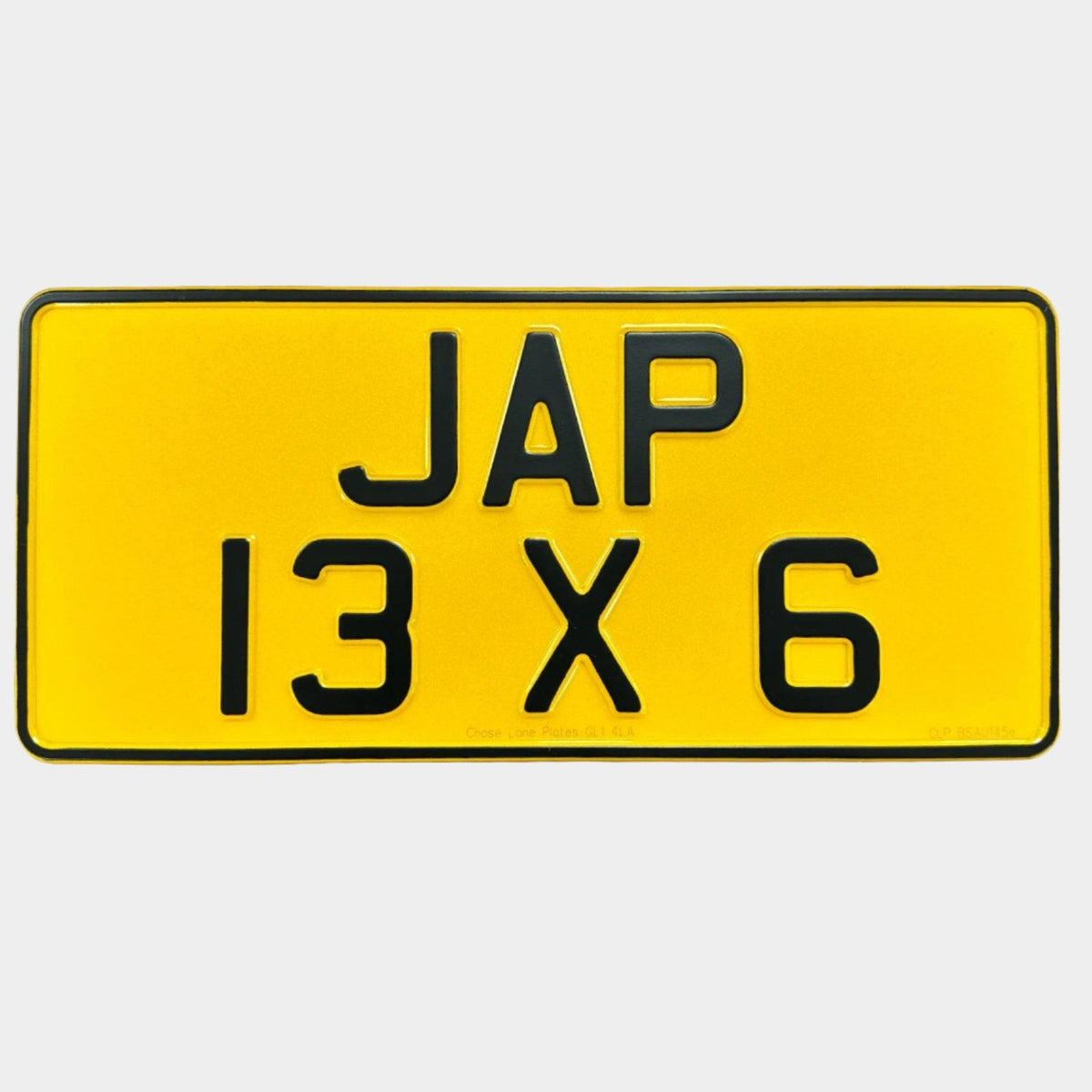 Metal Pressed Japanese Import Plate - 13 x 6