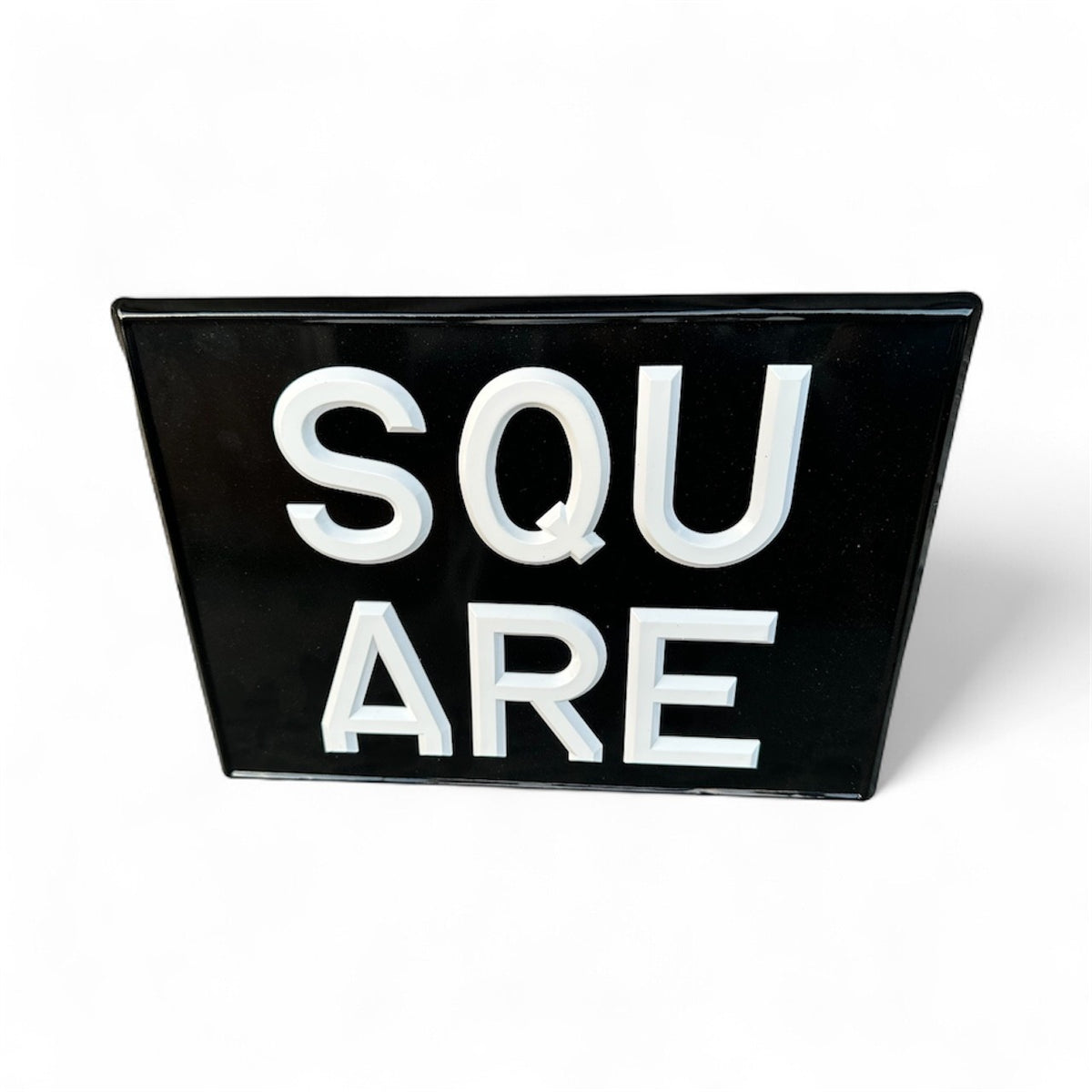 Classic Raised & Riveted Square Number Plate